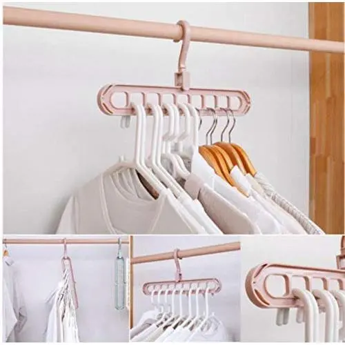 10PC Random Color Hangable Space Saver Wonder Clothing Wardrobe Hangers Holder Magic Clothes Hangers Closet Organizer Hook Racks Decoration 10PC Random Color Hangable Space Saver Wonder Clothing Wardrobe Hangers Holder Magic Clothes Hangers Closet Organizer Hook Racks Decoration