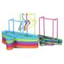 Riverlily Clothes Hanger Storage Rack Stand Holder Coat Stacker Plastic Laundry Room Closet Organizer