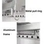 YGLight Hanger Steel Ball Track Has-Been Tens Wardrobe Clothes Organizer Rack Tensile Tests Load Capacity Abs Plastic (Size : 12.1inch/308mm)