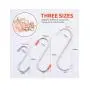 NewFamily 40 Pack S Hooks Stainless Steel for Hanging Pots and Pans,4.33.5 2.8 s Hooks Heavy Duty for Hanging for Kitchen,Wardrobe,Work Shop,Bathroom,Garden,Office
