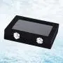 Zerone Jewelry Box, 3 Colors Composite Board Lint Jewelry Rings Storage Boxes Display Case Holder Organizer(Black) Zerone Jewelry Box, 3 Colors Composite Board Lint Jewelry Rings Storage Boxes Display Case Holder Organizer(Black)