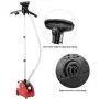 Yosooo Portable Clothes Garment Steamer,Fabrics Standing Wrinkle Remover for Home Travel Includes Garment Hanger and Fabric Brush(red)