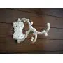 Extra Large Swivel Wall Hook, Metal Wall Hanger, Antique White or Pick Color, Entryway Mud Room, Coat Hanger, Planter Hanger