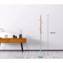 LLDDP Coat Hooks Wall Coat Racks Simple Floor Coat Rack Vertical Hanger Metal Bedroom Clothes Rack Living Room Simple Floor Hanger Hall Tree Free Standing Garment Racks