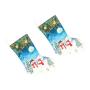 Xmas Ornament Christmas Stocking Snowflakes Christmas Decor Fork and Knives Pocket Tree Hanger for Gift Christmas Tree Decoration