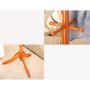 HGXC Solid Wood Coat Rack, Creative Floor-Standing Bedroom Hanger Porch Hanger Wood Color/White Clothes Hook (Color : Wood Color)