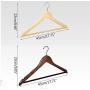 5pcs Random Color Hanger Hangers for Clothes Cothes Hanger Adult Hanger Clothing Store Retro Clothing Support Hotel Anti-Skid Hanger