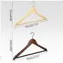 5pcs Random Color Hanger Hangers for Clothes Cothes Hanger Adult Hanger Clothing Store Retro Clothing Support Hotel Anti-Skid Hanger