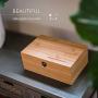 MonsterStash Boxes Large Storage Humidor ? Handmade Premium Bamboo | Includes Smell Proof Jar, Removable Tray, Lockable Design | Organize with Style
