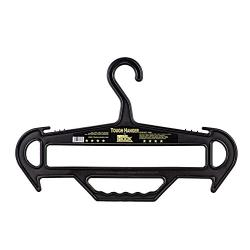 Tough Hanger (Black) 100% USA Made, Ultimate Unbreakable All-Purpose Premium XL Large Heavyweight Standard Hanger The Only Hangers on The Market with a Built in Carry Handle Holds 150 Pounds