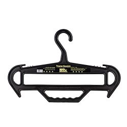 Tough Hanger (Black) 100% USA Made, Ultimate Unbreakable All-Purpose Premium XL Large Heavyweight Standard Hanger The Only Hangers on The Market with a Built in Carry Handle Holds 150 Pounds