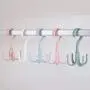 1pcs 360 Degrees Rotated 4 Hooks Plastic Clothes Ties Bag Holder Shelf Hanger Hanging Rack Storage Organizer Scarf Hanger Hook 1pcs 360 Degrees Rotated 4 Hooks Plastic Clothes Ties Bag Holder Shelf Hanger Hanging Rack Storage Organizer Scarf Hanger Hook