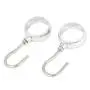 uxcell Wardrobe Bathroom Clothes Hanging Tube Rod Hooks Hangers 90mm Long 2pcs uxcell Wardrobe Bathroom Clothes Hanging Tube Rod Hooks Hangers 90mm Long 2pcs