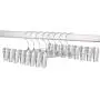 NORTHERN BROTHERS Pants Hangers with Clips, 50 Pcs Metal Skirt Hangers with Clips Trouser Bulk Clip Hangers for Pants