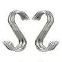 20 Pack S Shaped Hooks Stainless Steel Metal Hangers Hanging Hooks for Kitchen, Work Shop, Bathroom, Garden