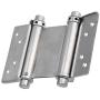 Aexit Screws Mounted Clothes Hangers Silver Tone Stainless Steel Double Door Butt Hinge Childrens Clothes Hangers 126mm Length