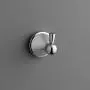 MAYKKE Charlotte Robe and Towel Hook Modern Solid Brass Wall Mount Clothes Hanger for Bathroom Lavatory, Shower, Kitchen Unique Round Ball Accent Design Polished Chrome, XYA1030101