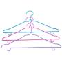 10pcs Random Color 38cm Durable Closet Adult Hanger,Skirt Dress Clothes Hangers with Trouser Hook Non-Slip Hanger