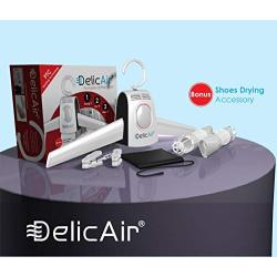 DelicAir Portable Dryer, Clothes Hanger And Shoe Dryer With HOT AND COLD Drying Technology SAFELY Dry, Refresh, Eliminate Wrinkles And Odor, Gentle, Quiet, Easy To Use, Perfect For Travel!