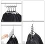 10pcs Magic Clothes Hanger Hanging Chain Metal Cloth Closet Hanger Shirts Tidy Save Space Organizer Hangers for Clothes