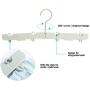 Meta-U 2Pcs Multifunction Foldable Travel Clothes Drying Hangers for Shirts Socks Underwear