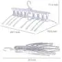 Haphome Hangers Space Saving Non-Slip Multi-Function Magical Suit (1-Pack) Ultra Thin Space Saving 360 Degree Swivel Hook Strong Durable Clothes Hangers Hold Up-to 30 Lbs (White, 8) Haphome Hangers Space Saving Non-Slip Multi-Function Magical Suit (1-Pack) Ultra Thin Space Saving 360 Degree Swivel Hook Strong Durable Clothes Hangers Hold Up-to 30 Lbs (White, 8)