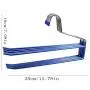 HJYPYJ Magic Hanger,Multifunction Magical Hangers,Double Storage Non-Slip Trouser Hangers,Space-Saving Organizer Hangers,5Pcs 15Pcs Not Easily Deformed/Green / 5 pcs