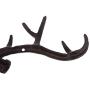 Baoblaze Chic Cast Iron Deer Antlers Wall Hooks Strong Coat Towel Clothes Hat Key Hanger Holder, Xmas Gift Home Decoration - Brown