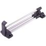 OUNONA Stainless Steel Retractable Closet Pull Out Rod Wardrobe Clothes Hanger Rail Towel Coat Racks Closet Rod Silver,250mm