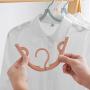 SmilerM 12 Pcs Portable Suit Clothes Hangers, Space Saving and Lightweight Foldable Clothing Hangers, Ideal for Travel & Home