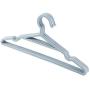 Iddefee Clothes Hanger Pack of 20 Blue Thicken Non-Slip Plastic Hangers-3818cm Closet Organizer Pants Hangers (Color : Blue, Size : 3818cm)