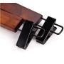 5pcs Retro Pants Skirt T-Shirt Kid Clothes Hanger Rack Organizer Solid Wood with Pant Clips for Kids Adults