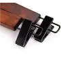 5pcs Retro Pants Skirt T-Shirt Kid Clothes Hanger Rack Organizer Solid Wood with Pant Clips for Kids Adults