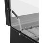 JS NOVA JUNS Watch Box, 12 Slots PU Leather Case Organizer with Jewelry Drawer for Storage and Display