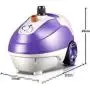 HWZXBCC 1700W，Steam Iron, Household Handheld Steam Irons, Hanging Ironing Machine, Hanging Vertical Small Electric Iron, Adjustables Ironing Machine, Used for Various Fabric Cloth, Purple