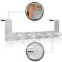 Over the Door Hooks - Gradation House - Simple and Elegant Door Hanger for Clothes and Towels - Bathroom Door Hook
