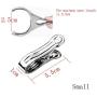 12 Packs Heavy Duty Strong Jumbo Stainless Steel Boca Clips Clothing Peg Clamp Clothespin Picture Hanger for Quilt, Towel, Pants, Windproof