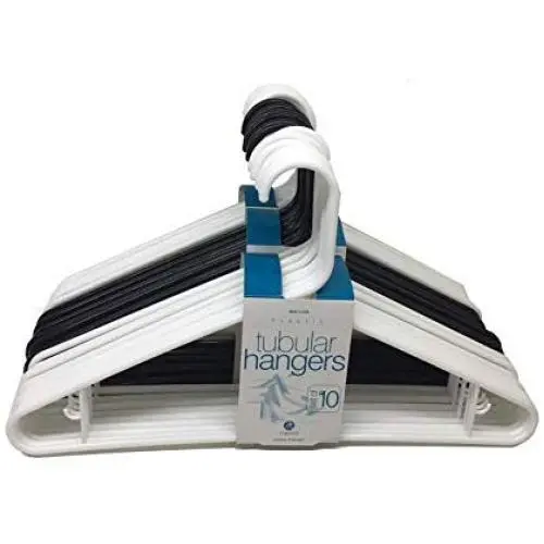 Set of 30 Durable Lightweight Plastic Adult Cloth Hangers - 35 Grams ? Assorted Colors Set of 30 Durable Lightweight Plastic Adult Cloth Hangers - 35 Grams ? Assorted Colors