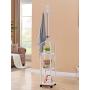 WZP Household Coat Rack Floor Hanging Clothes Rack Simple Modern Bedroom Simple Floor-Standing Solid Wood Hanger Bedroom/White