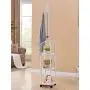 WZP Household Coat Rack Floor Hanging Clothes Rack Simple Modern Bedroom Simple Floor-Standing Solid Wood Hanger Bedroom/White