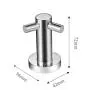 Crown Robe Hook Chrome for Bathroom Double Towel Hook Wall Mounted Hat Coat Clothes Hanger for Wardrobe Bedroom Kitchen CR10 Crown Robe Hook Chrome for Bathroom Double Towel Hook Wall Mounted Hat Coat Clothes Hanger for Wardrobe Bedroom Kitchen CR10