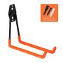 Accmor Garden Hose Holder, Garage Storage Utility Hooks, Heavy Duty Wall Mount Hose Hanger, for Organizing Power Tools, Ladders, Bulk Items, Bikes, Ropes (Orange)