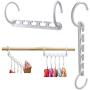 10PC 5 Hole Magic Wander Hangers Clothes Space Saver Space Saver Wonder Magic Clothes Hanger Hook Hangers for Clothes