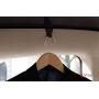 EVHooks.com Coat Hooks Designed for Tesla Model S - Black (Set of 2) - Anodized Aluminum Garment Clothes Hanger