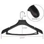 DEDU Plastic Extra Wide Suit Hangers, Pack of 15, Width: 17.7 DEDU Plastic Extra Wide Suit Hangers, Pack of 15, Width: 17.7