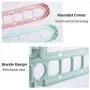 KaiKai Space Saving Hangers,Rotate Plastic Hangers, Non Slip Hangers, Clothes Hangers Multifunctional Magic Hangers Organizer,9 Holes,4 PCS