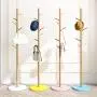 Cxjff Floor Standing Coat Rack Hanger Clothes 7 Hooks Stable Simple Easy Install Bamboo, 4 Colors, 37x37x170cm (Color : White) Cxjff Floor Standing Coat Rack Hanger Clothes 7 Hooks Stable Simple Easy Install Bamboo, 4 Colors, 37x37x170cm (Color : White)
