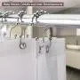 DadyMart Shower Curtain Hooks Rust Resistant Shower Curtain Rings Metal Double Glide Rollers Shower Hooks for Bathroom Shower Curtain Rods Curtains, Set of 12, Nickel DadyMart Shower Curtain Hooks Rust Resistant Shower Curtain Rings Metal Double Glide Rollers Shower Hooks for Bathroom Shower Curtain Rods Curtains, Set of 12, Nickel