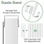 Over The Door Hooks Hangers [10 Pack] with 2 Double Hanger Hooks and 8 Signle Hooks Fit for Two Sized Doors. Stainless Steel Over Door Hook Organizer for Clothing Coat Towel Robe Hat Hanging - White