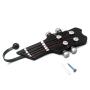 3 PCS Guitar Heads Music Home Resin Clothes Hat Hanger Hook Wall Mounted New